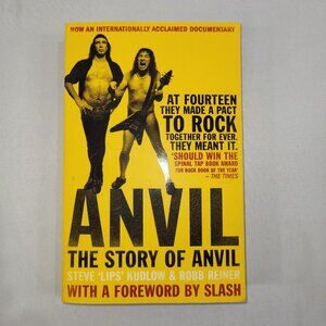 Anvil the Story of Anvil Softcover Trade Book Heavy Metal Band Autobiography